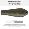 image:imageBig Agnes Anthracite  Sleeping BagOlive NightChinois Green