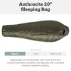 image:imageBig Agnes Anthracite  Sleeping BagOlive NightChinois Green