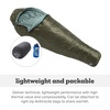 image:imageBig Agnes Anthracite  Sleeping BagOlive NightChinois Green