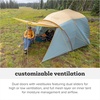 image:imageBig Agnes Bunk House  Large 3Season Family TentPrairie SandChinois Green