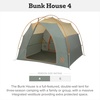 image:imageBig Agnes Bunk House  Large 3Season Family TentPrairie SandChinois Green