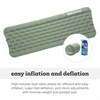 image:imageBig Agnes Campmeister Deluxe  Insulated Sleeping Pad Wide Long25x72 Wide Regular