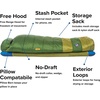 image:imageBig Agnes Echo Park  Camping Sleeping BagGreenOlive