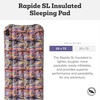 image:imageBig Agnes Rapide Super Light Insulated Sleeping Pad Wide Regular 25x7220X72 Regular Zirkel Alpenglow