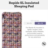 image:imageBig Agnes Rapide Super Light Insulated Sleeping Pad Wide Regular 25x7225X72 Wide Regular Zirkel Alpenglow