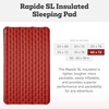 image:imageBig Agnes Rapide Super Light Insulated Sleeping Pad Wide Regular 25x72Double Wide 40X72