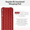 image:imageBig Agnes Rapide Super Light Insulated Sleeping Pad Wide Regular 25x72Petite 20X66