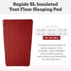 image:imageBig Agnes Rapide Super Light Insulated Sleeping Pad Wide Regular 25x72Tapered Floor 50X78