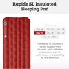 image:imageBig Agnes Rapide Super Light Insulated Sleeping Pad Wide Regular 25x72Wide Regular 25X72