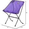image:imageBig Agnes Skyline UL  Ultralight Camping Chair Evening PrimroseRoyal Purple