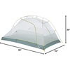 image:imageBig Agnes Tiger Wall Platinum  Ultralight 3Season TentGrayBlue